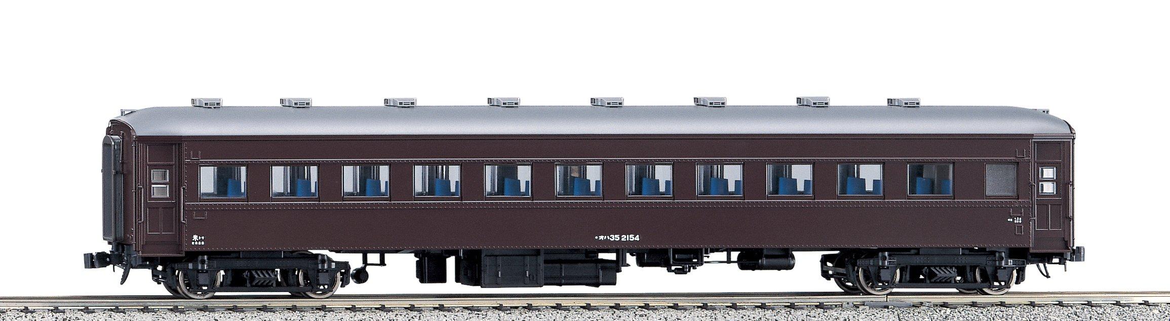 

KATO HO Gauge Oha35 Brown Model Train Passenger Car 1-512