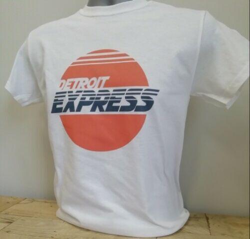 Футболка Detroit Express Ретро 1970-х Футбольная Футбольный Спорт Команда Мичиган Новая 411 XXXXL