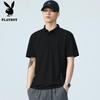 PLAYBOY Men's Ice Silk Quick Dry Loose Fit Polo Shirt