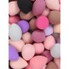 4pcs Assorted Colors Makeup Sponge Powder Puff Dry and Wet Beauty Cosmetic Egg Powder Puff Bevel Cut Make Up Sponge Tools