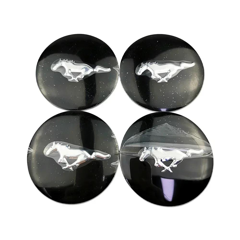 

Car Sticker For Ford 4pcs/lot 56mm Wheel Hub Center Caps Cover Emblem for Mustang Shelby Mondeo Focus 2 3 Fiesta Kuga Fusion Exp