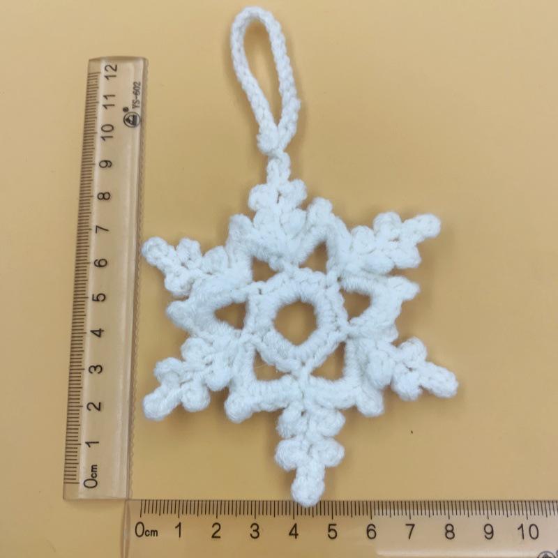 Knitted Yarn Needle Christmas Tree Ornament - DIY Handmade Pendant Decoration
