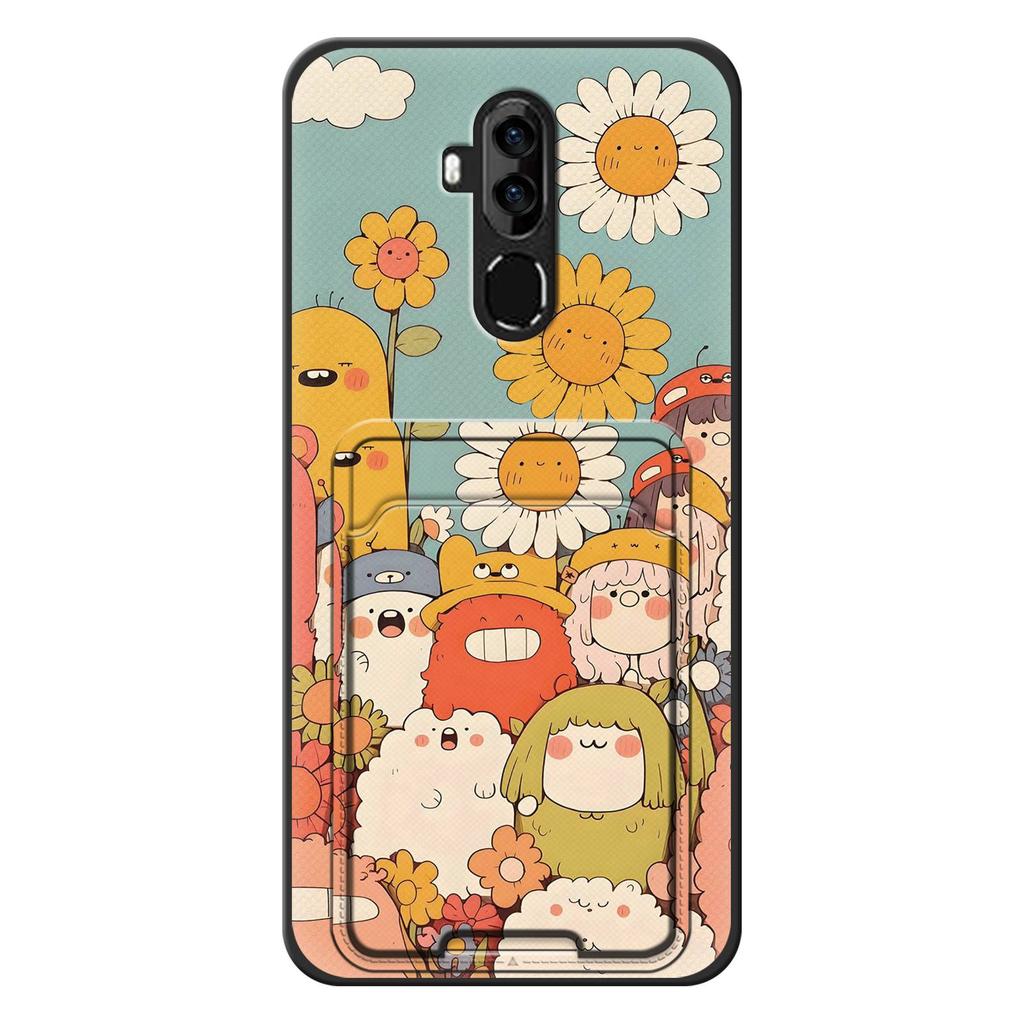 Cute Silicone Phone Case For Oukitel C12 Pro/C12 Fashion Design TPU Soft Case Card Sleeve Shockproof Cartoon Protective