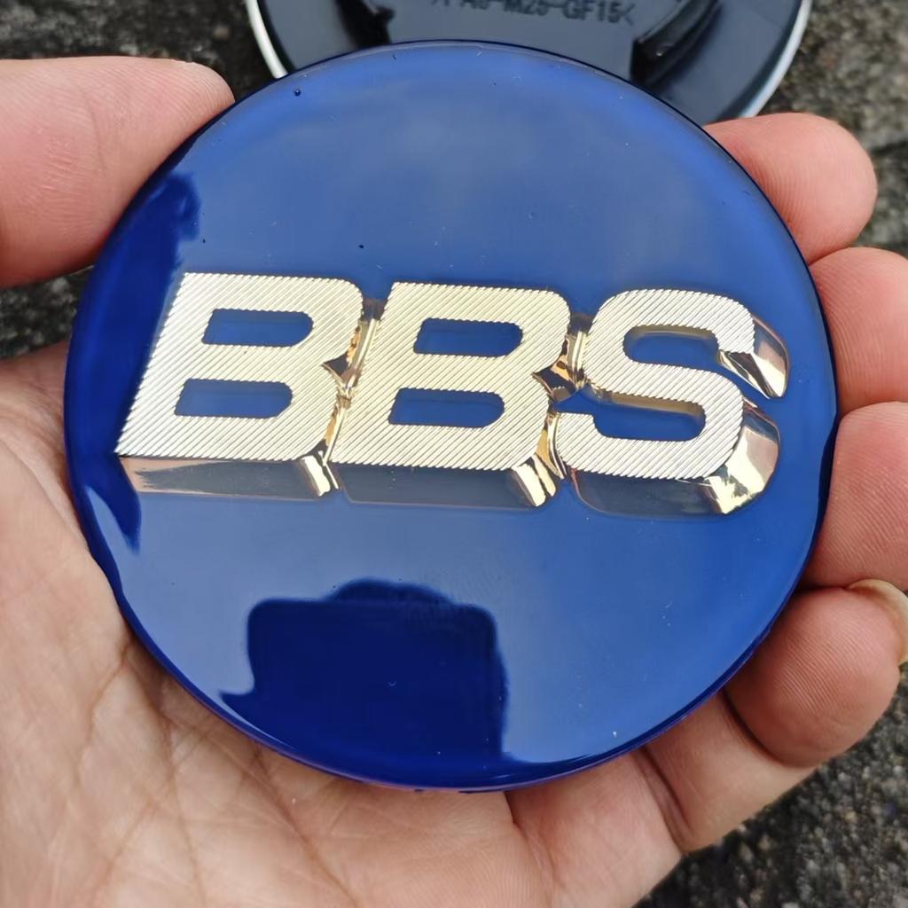 9 colors 70mm high-quality acrylic set of 4 BBS modified Stickers For BBS wheel hub center cover logo 5624073 5624120