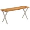 Tree Edge Bench 105 cm Solid Acacia Wood