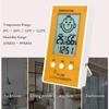 Neu Gesundes Leben Digital LCD Thermometer Hygrometer Feuchtigkeit Komfort Wetter Station