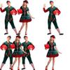 Men's And Women's Holiday Santa's Helper Costume With Soft Touch For Festive Cheer