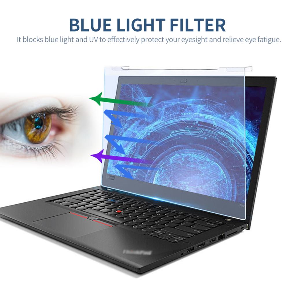 Laptop Screen Protector Hanging Blue Light Blocking Anti UV High Transmittance Film for 17.3   Laptop with 16:9 Aspect