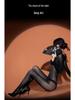 New Arrival: Sexy Seamless Oily One-Piece Stockings - Thin Style, Full Body with Open Crotch & Five-Finger Design