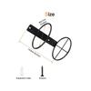 Weinwandhalter, 12er-Pack Wandmontiertes Weinregal, Weinflaschenhalter Aus Metall Zur Weinaufbewahrung, Wanddekoration mit Weinthema