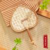 Summer Portable Large Palm Leaf Fan, Traditional Style for Children and Babies, Summer Cooling Hand Fan, Small Banana Leaf Fan