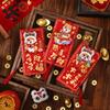 6pcs Cartoon 2025 Snake Year Red Envelopes Traditional Gifts Packing Bags  Kids Gift