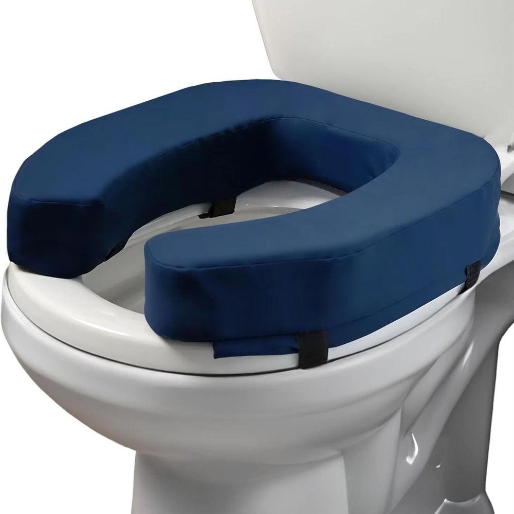 Washable Raised Toilet Seat Cushion Heighted Toilet Seat Cover  Toilet Seat Accessories