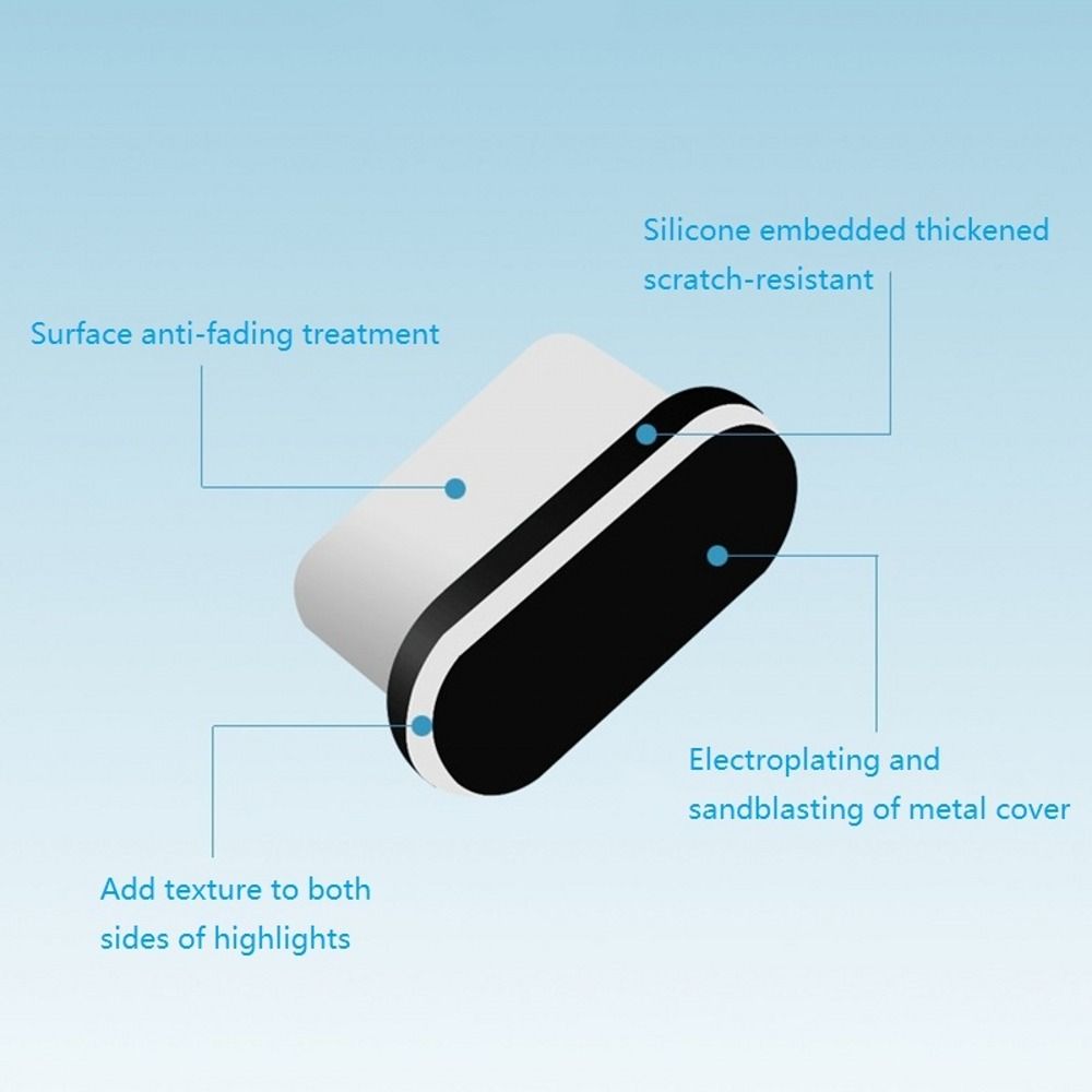 Jack Earphone Jack Cover Dustproof Protector Cap Type-C Anti Dust Plug Dust Plug Type C Plug