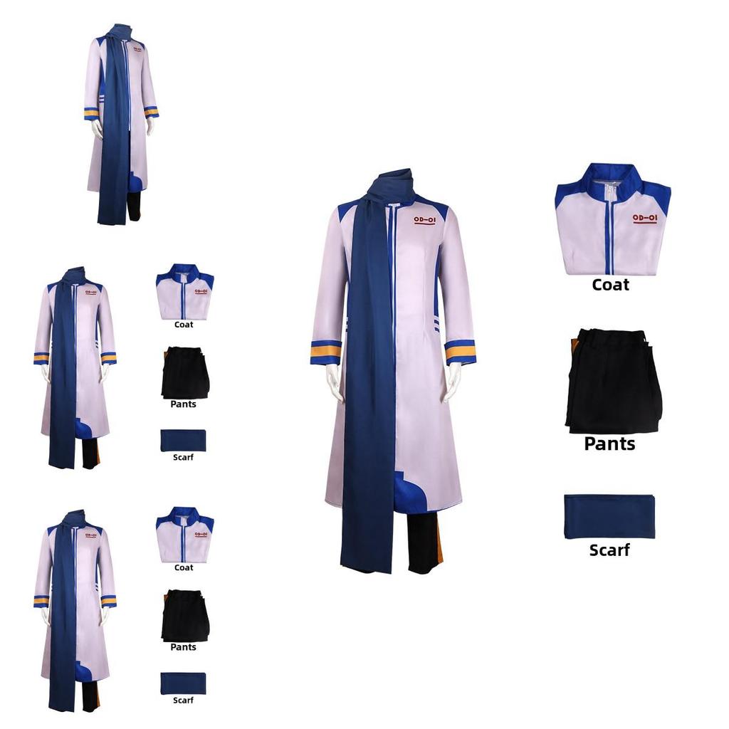 Kostium Cosplay Vocaloid Kaito Anime Streetwear Poliester Na Konwencję Odzież