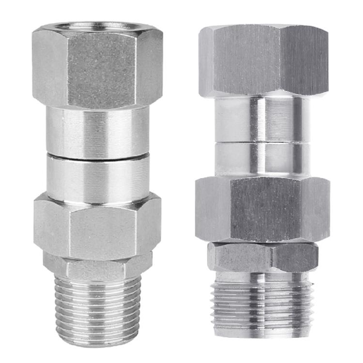 Durable Rustproof Kink Free 3/8'' NPT Male Thread Fitting/M22 14mm Swivel Joint