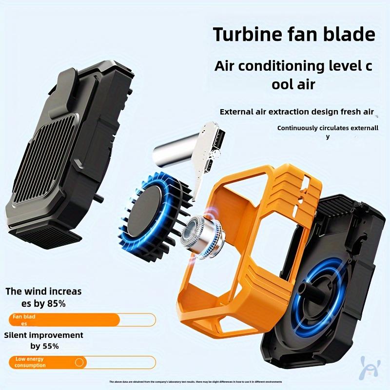 Outdoor Portable Fan Site Mini Handheld Fan Desktop Neck Fan Hanging Fan With Waist Fan