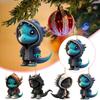 Delightful Christmas Acrylic Tree Decoration Fun Car Pendant For Holiday Spirit
