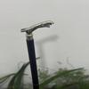 Classic Style Jaguar Handle Black Wooden Walking Stick Cane