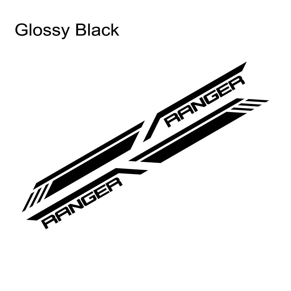 Pickup Side Sticker For Ford Ranger Raptor T6 XLT T8 T7 Car Stripes Style Decor Decal Truck Vinyl Cover Auto Tuning Accessories