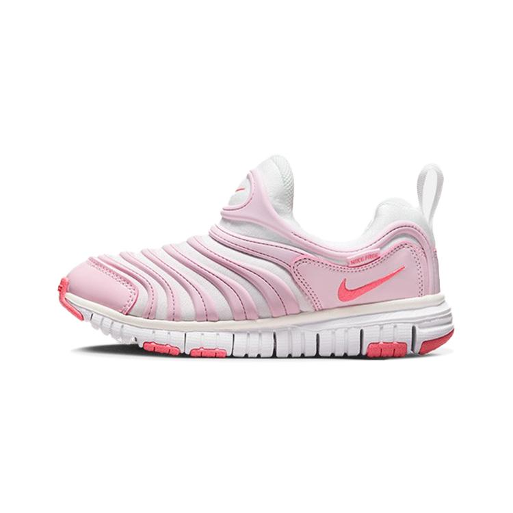 

Nike Dynamo Free Caterpillar Cushioning Abrasion Resistant Support Low top Kids Lifestyle Shoes Pink Kids 343738-100 35