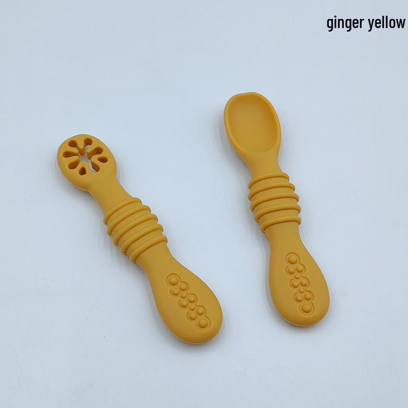Baby Silicone Feeding Spoon Set for Training and Complementary Foods