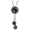 Sweater Chain Autumn And Winter Clothing Accessories Pendant Snowflake Crystal Fringed Pendant Women'S Long Necklace