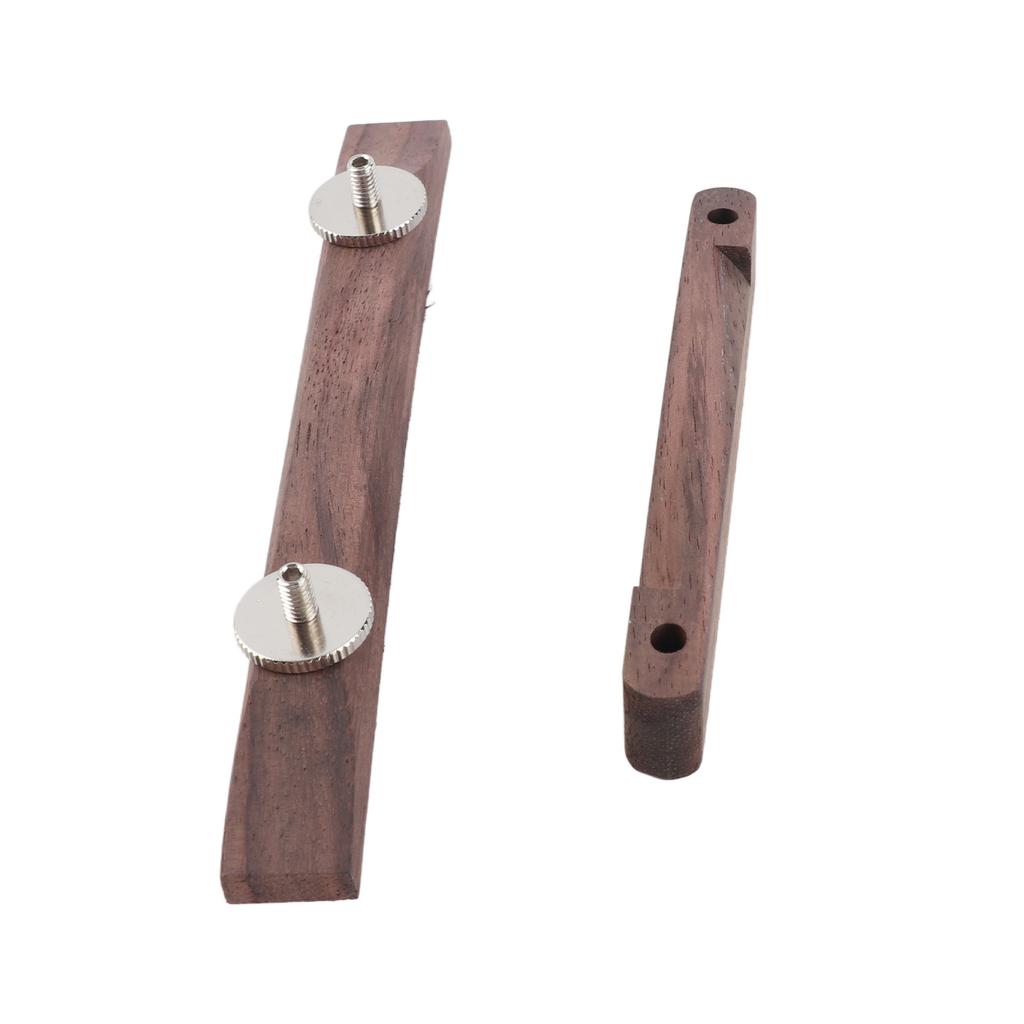 Jazz Guitar Bridge Floating Archtop Bridge with Adjustable Thumbwheel for Archtop Guitars