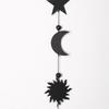 Simple Unique Bedroom Wall Hanging Home Decor Room Decoration Ornaments Star Wind Chime Wood Crafts Moon Tooth Pendant