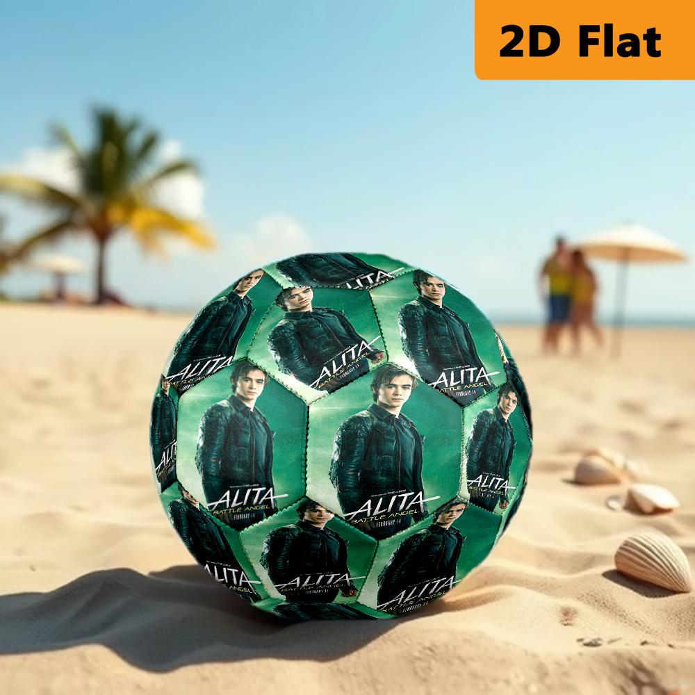 Alita: Battle Angel - Futuristic Warrior Soccer Ball Suitable for Both Training and Competition No. 5 Football Very Elastic