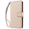 For iPhone 16 Plus Case RFID Blocking PU Leather Wallet Flip Phone Cover with Wrist Strap
