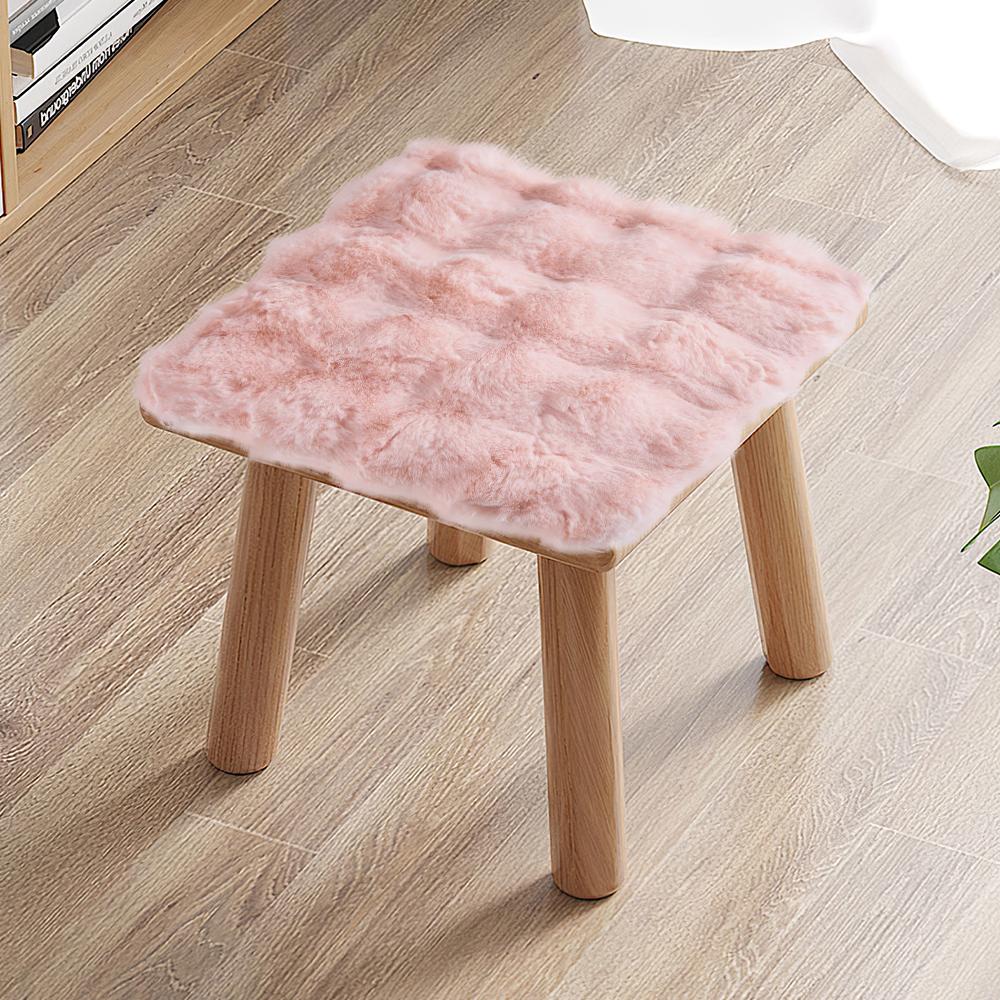 Fluffy Chair Seat Pad Anti slip Seat Cushion Plush Fa