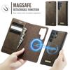 For Samsung Galaxy S26 Ultra Magnetic Case CASEME C49 RFID Blocking Detachable Wallet Leather Phone Cover