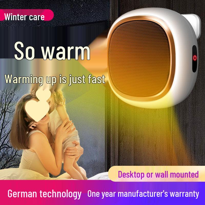 Wall-Mounted Energy-Efficient Electric Heater Fan