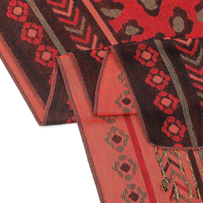 Spring And Summer Scarf Light Luxury High-End Imitation Cashmere Jacquard Scarf Long Outer With Warm Shawl