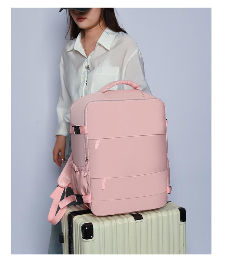 Schoolbag Business Commuter Large Capacity Backpack Lightweight Waterproof Business Trip Computer Backpack Multi-Pocket Versatile Leisure Bag