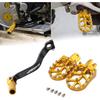 Motorcycle Foot Pegs Footpegs Pedal + Gear Shift Lever Shifter For DRZ 400S 2000-2019/2021-2022, DRZ 400SM 2005-2019/2021-2022, RMX250 1989-1996 Dirt