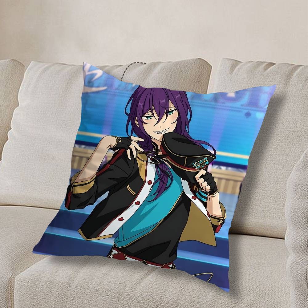 timid Ayase Mayoi COOL Pillow Case Anti-dustmite Pillowcase Invisible zipper silky short plush Sofa cushion cover