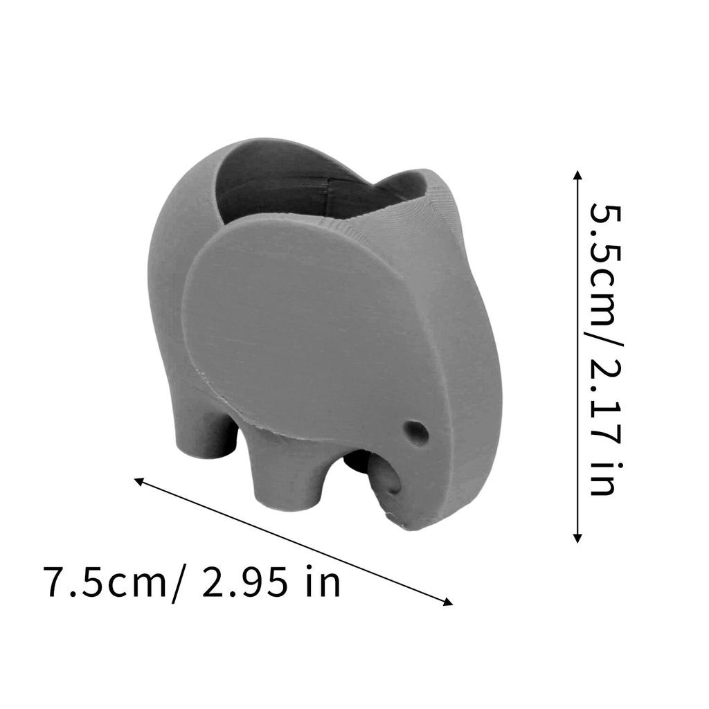 1/5x Elephant-Shaped Flower Pots Decorative Items for Living Room Tv Cabinets Mini Plant Pots Home Office Decoration Supplies
