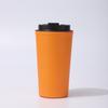 500ml Double Wall 304 Stainless Steel Coffee Cup, Leakproof Flip Lid Vacuum Insulated Travel Mug for Office Car Daily Use