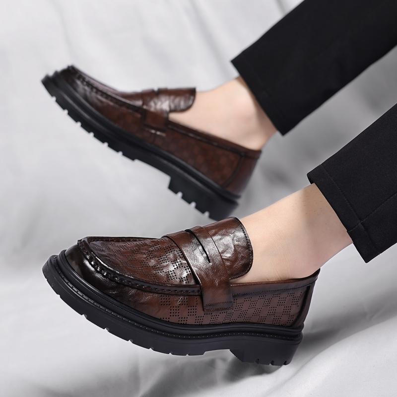 2024 Kožené Pánské Stylové Mokasíny Vysoké Kvality Pánská Ležérní Obuv Pánská Pohodlná Obchodní Obuv Klasické Pánské Nazouvací Boty