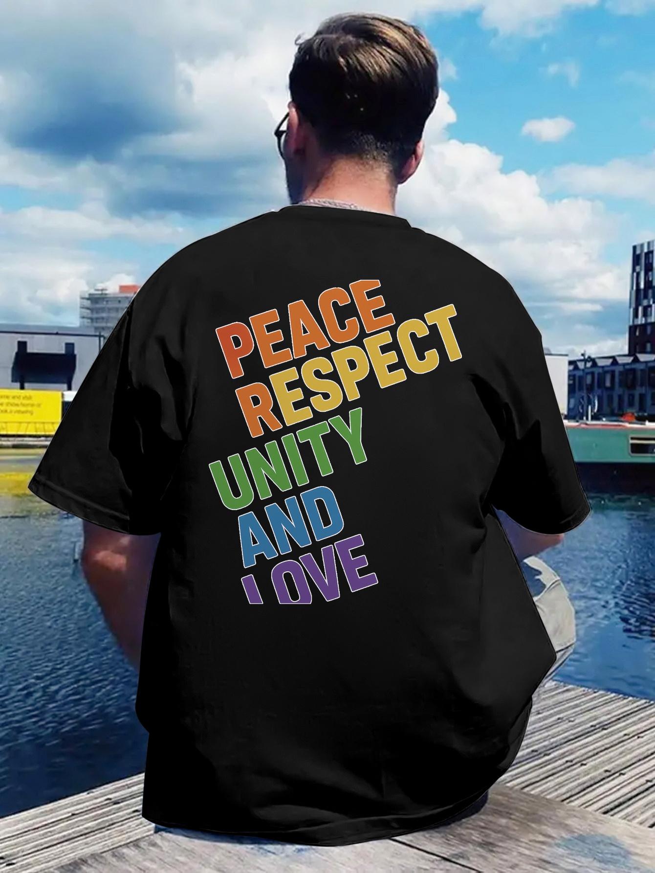 Retro Rock Band Graphic T-shirt - Peace M