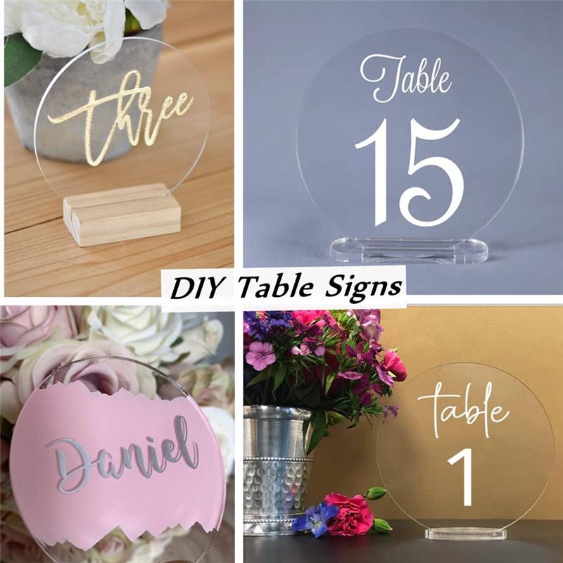 2 Pieces 6Mm Thick Round Plexiglass Sheet, 6Inch Diameter Clear Acrylic Circle, Cake Disk Acrylic Sheet Acrylic Backdrop Durable