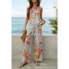 Bohemian women's sleeveless suit is suitable for daily wear, vacation sleeveless suit, spot solid color premium
