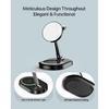 Fast Charging Station for Magsafe Apple Devices, Wireless Charger Station for MagSafe iPhones, 3 in 1 Magnetic Charger Stand for iPhone 15/14/13/12,