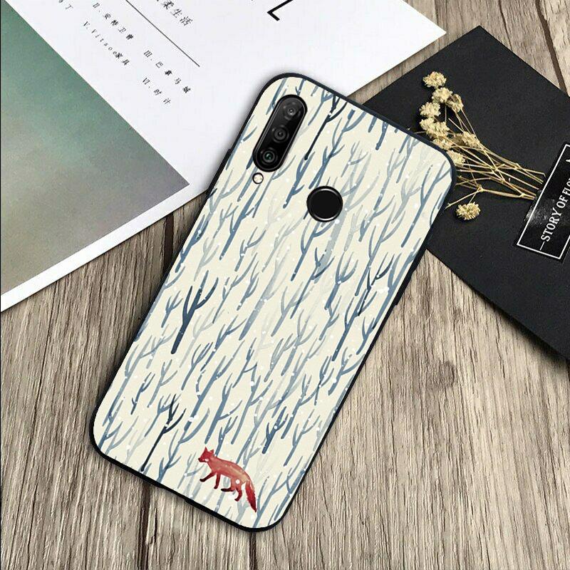 Winter Fox Foxes For Huawei Nova 8i 11i 12i 12s 9 10 SE Y60 Y70 Y90 Y72 Y73 Y61 Y91 P60 Pro P30 P40 Lite Case