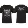 2025 Fashion Men T Shirt Double-sided Biker Skully Black By Five Finger Death Punch T-shirt Graphic Youth Cloth Streetwear