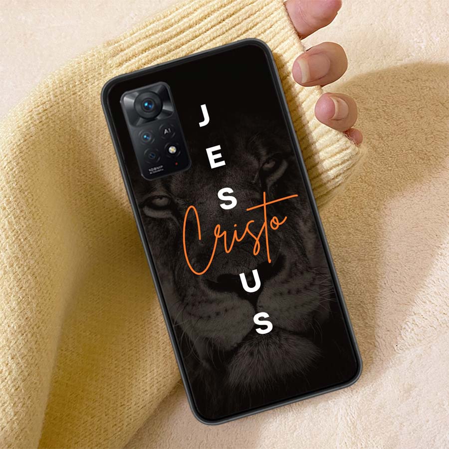 

Jesus Bible Phone Case For Redmi 13C 14C Note 14 13 Pro Plus 5G 12 12C 10A 10C 10 9A 9C 9T 9 8 8A K70 Pro Cover TPU Shell Coque Note 14 Pro Plus
