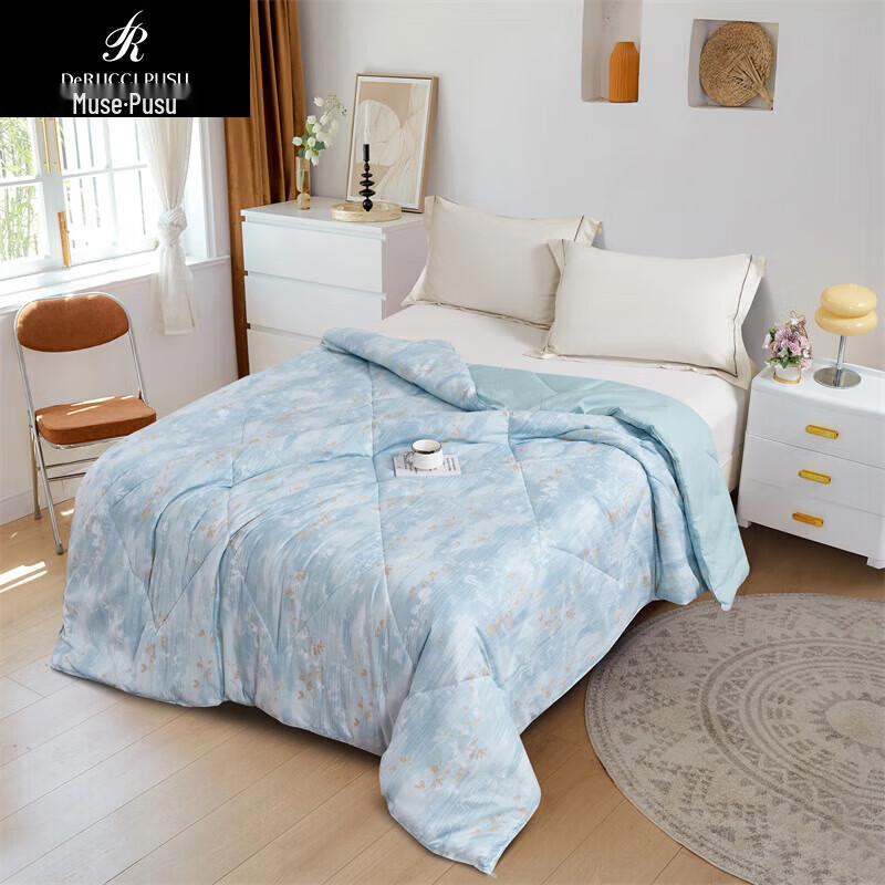 DeRUCCI PUSU Antibacterial Silk Blend All-Season Quilt DSZ1-045