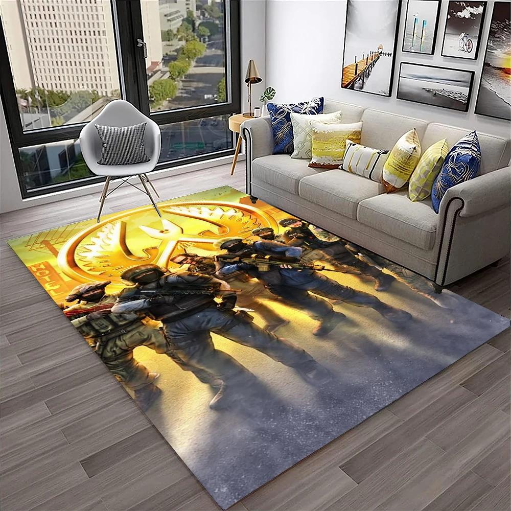 CS GO,Counter Strike Game Gamer 3D Carpet Rug for Home Living Room Bedroom Sofa Doormat Decor,kids Area Rug Non-slip Floor Mat
